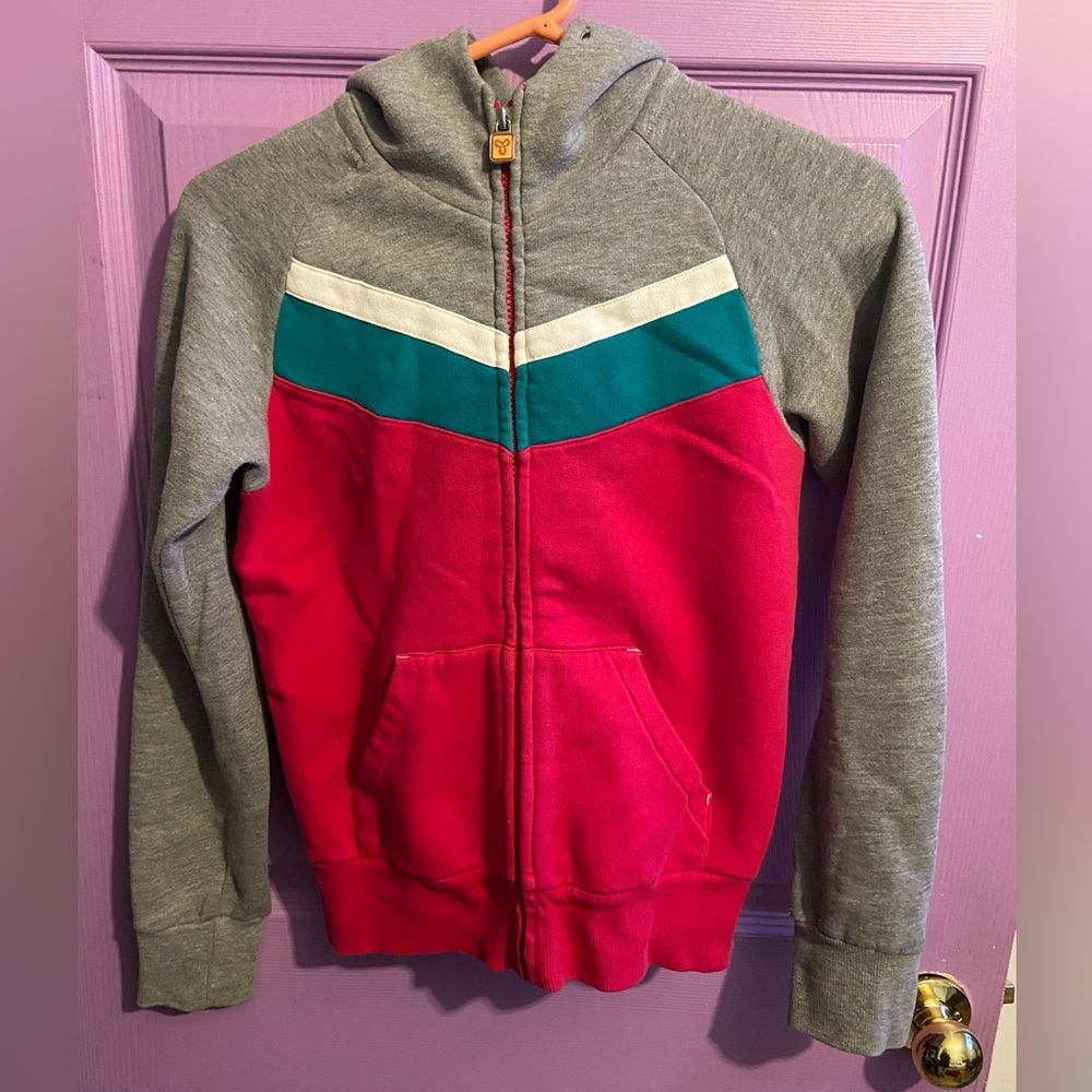 TNA zip up sweater